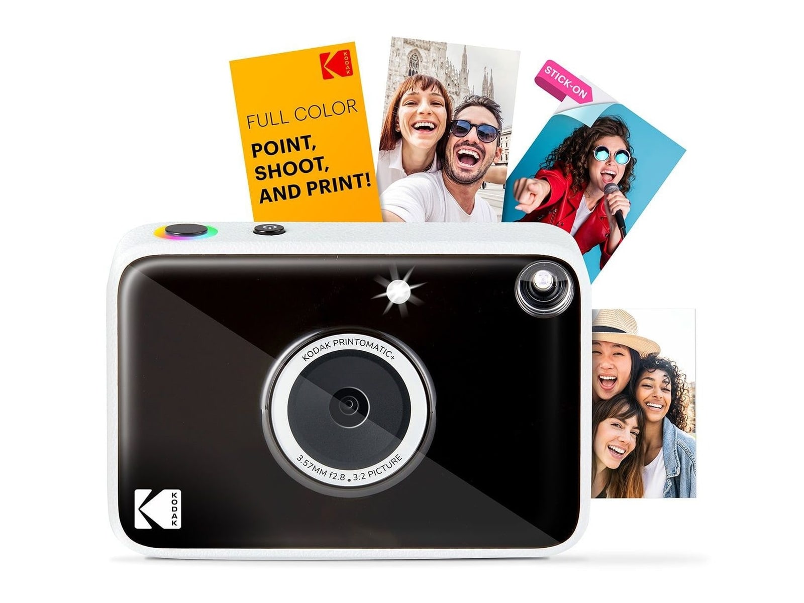 Kodak - Printomatic+ 10 MP Instant Cameras - Black