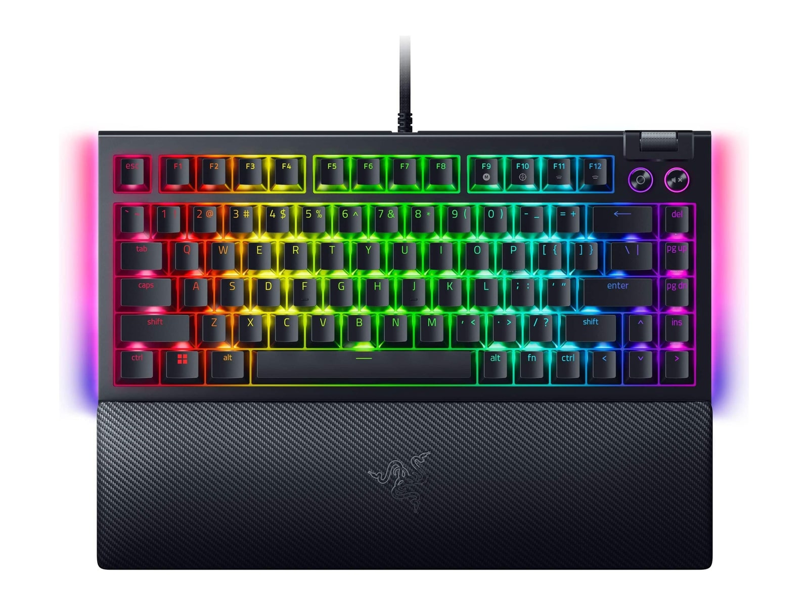 Razer - BlackWidow V4 75% Mechanical Keyboards - Black