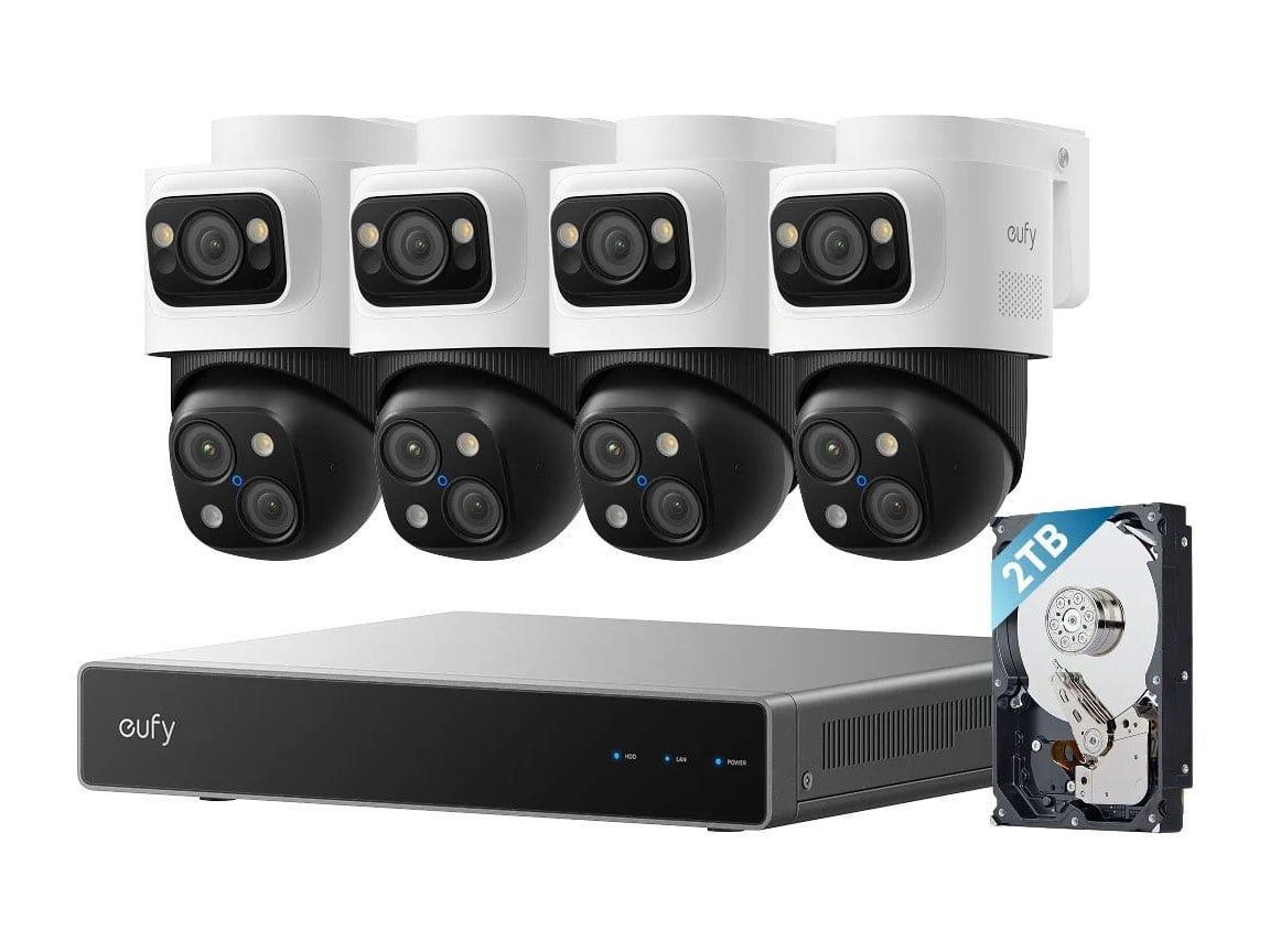 Eufy - PoE NVR Security System S4 Max Alarm Systems