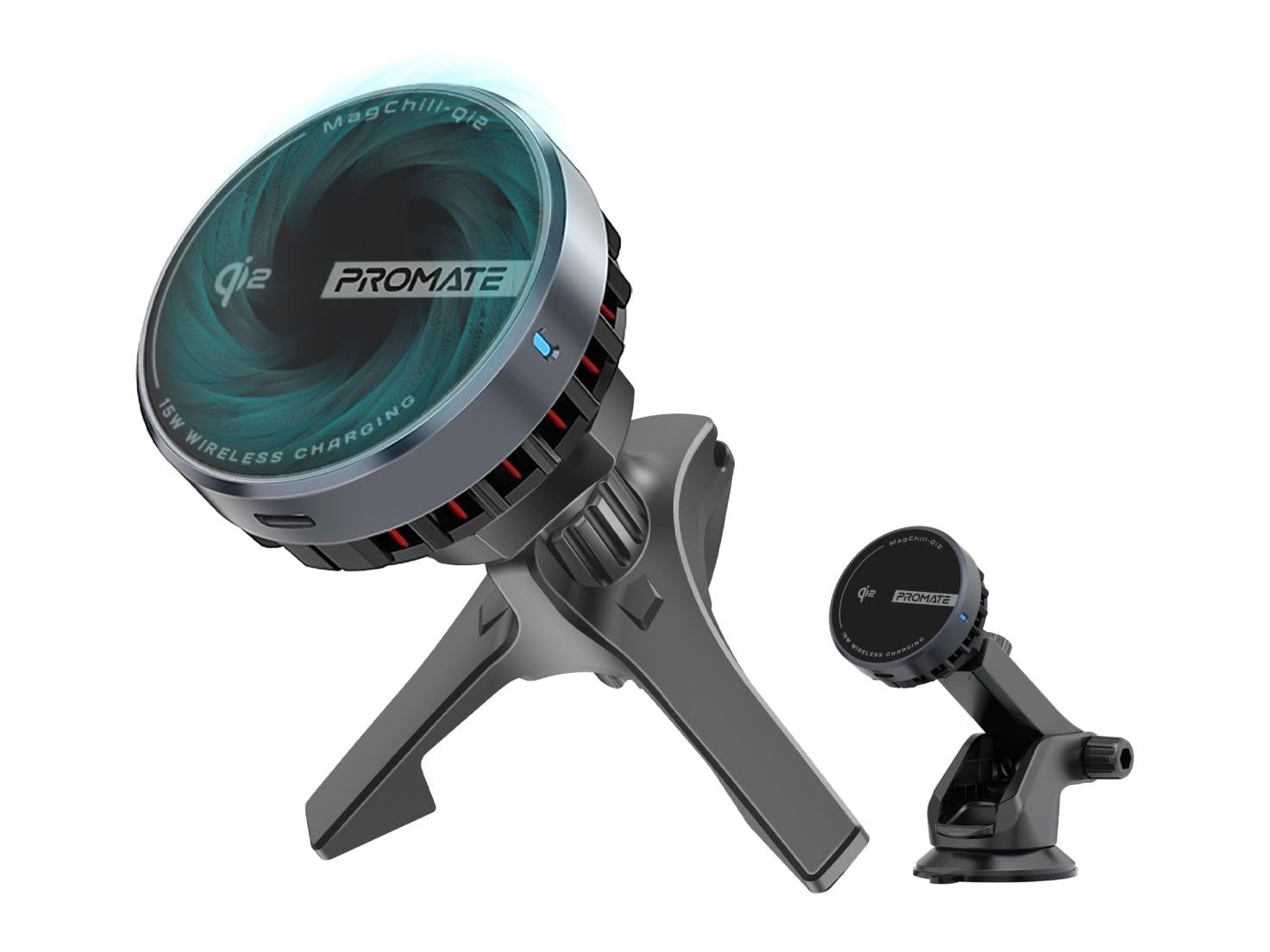 Promate - MagChill-Qi2 Car Chargers