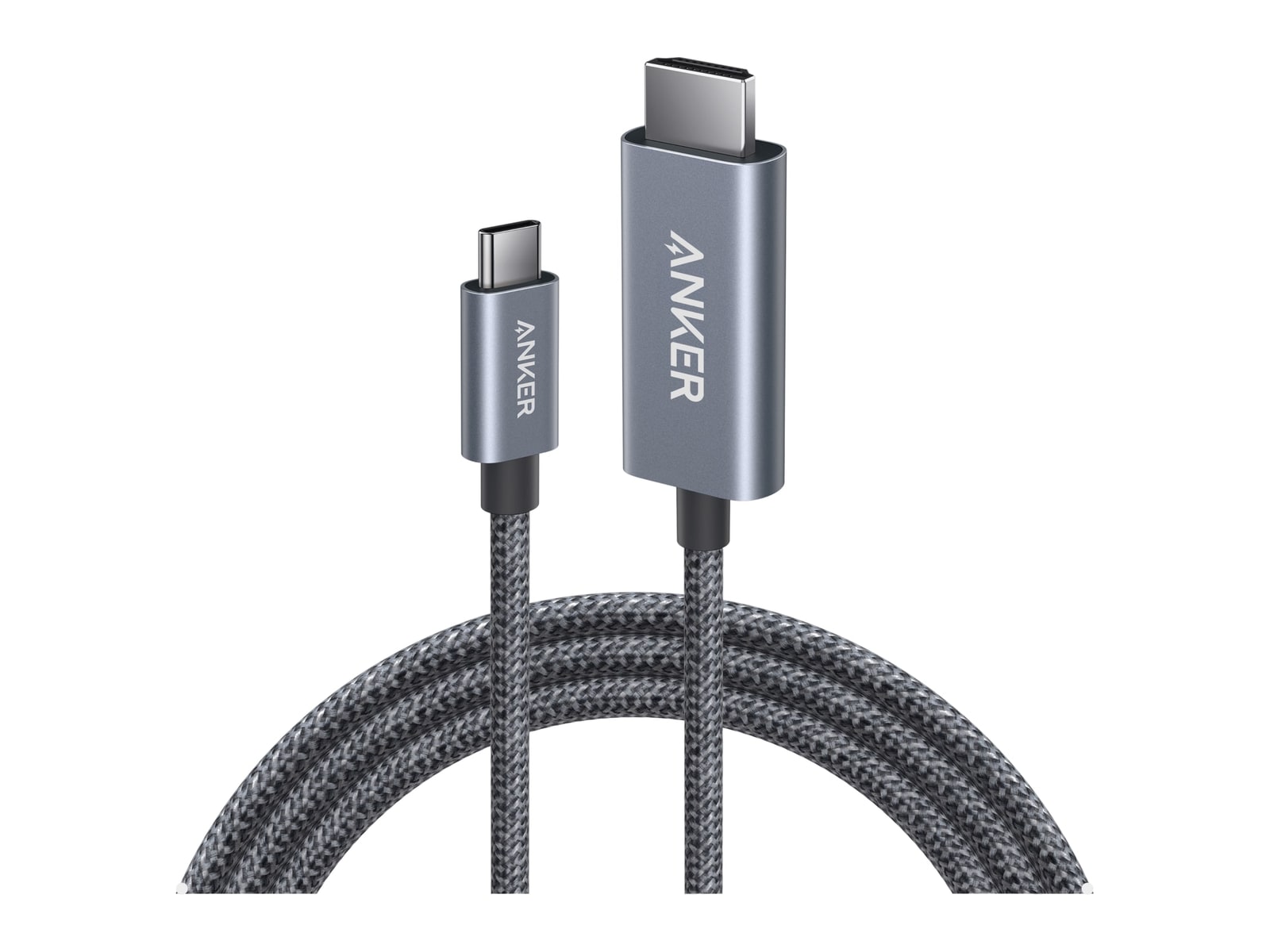 Anker - USB-C to HDMI Cable (6ft, 4K/60Hz, Braided) HDMI Cables
