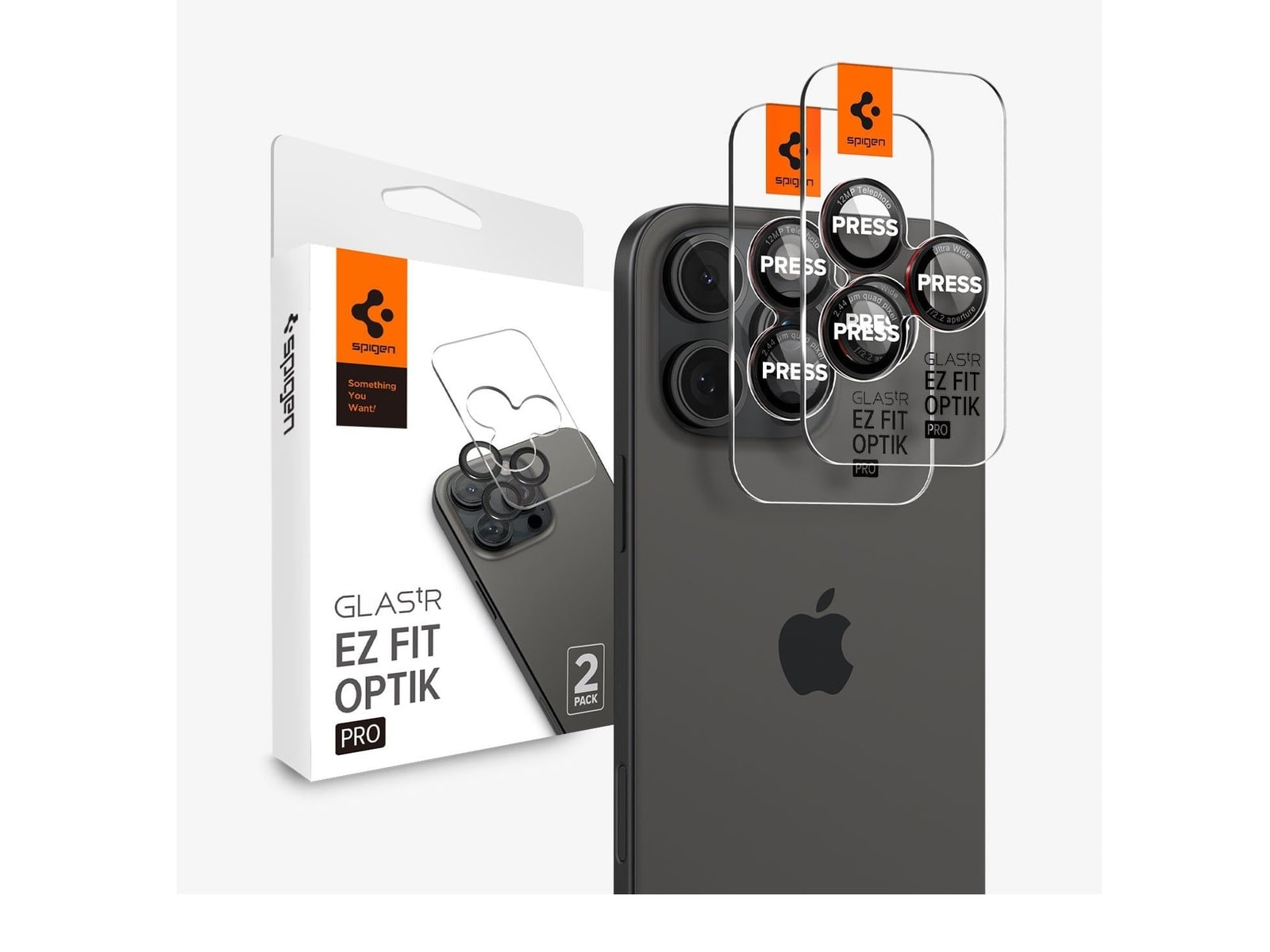 Spigen - Optik Pro EZ Fit Lens Protector - iPhone 16 Pro Max - L-Series