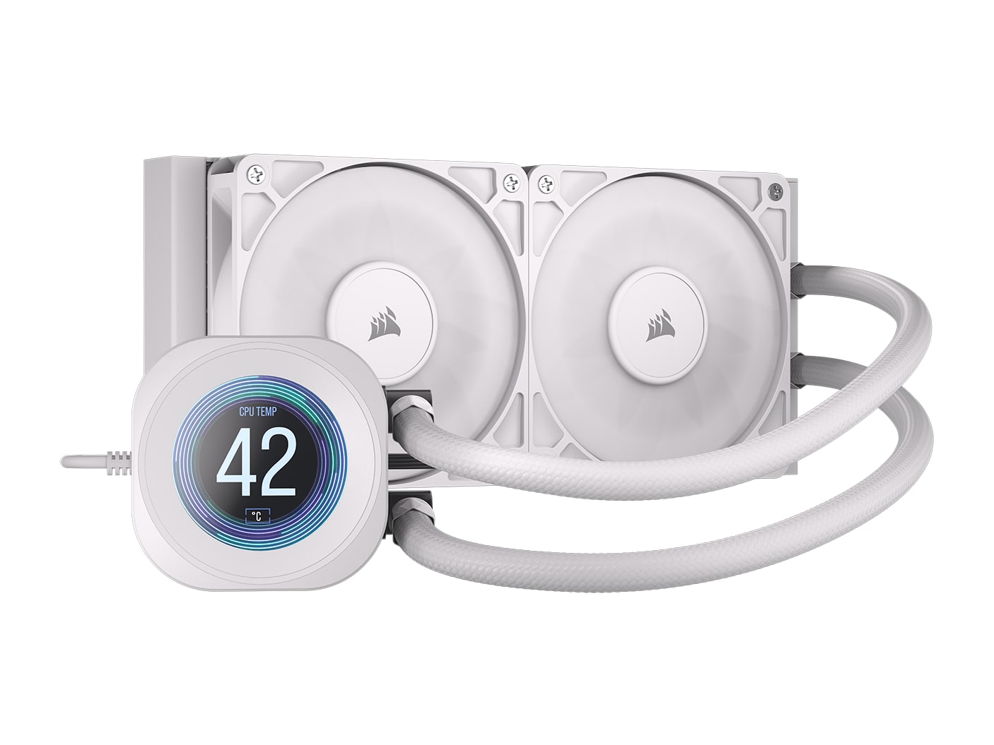 Corsair - NAUTILUS 240 RS LCD White Cooling Systems