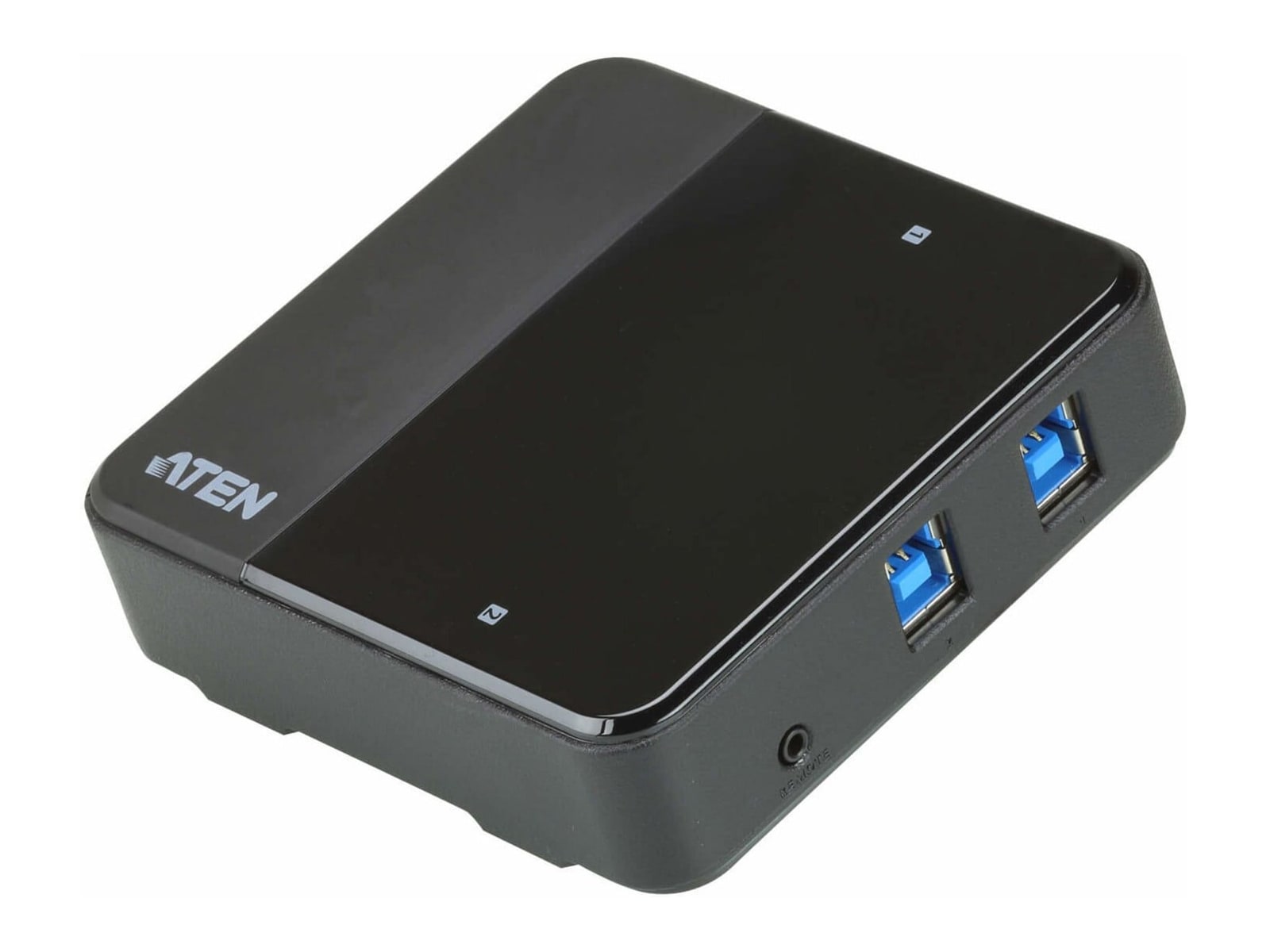 ATEN - US3324 2 x 4 Peripheral Sharing Switch USB 3.2 Gen 1 USB Hubs - Black