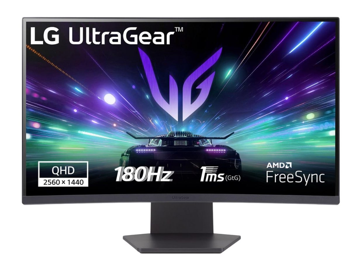 LG - 27" 27GS60QN-B QHD 180Hz Gaming Monitors