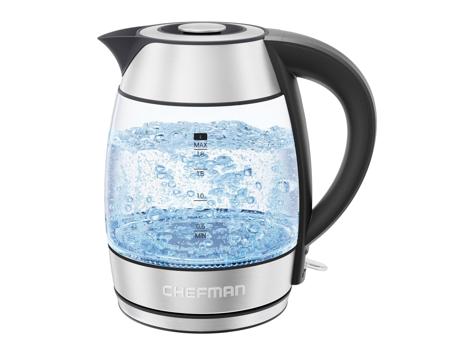 Chefman - 1.8L Stainless Steel Electric Kettle Electric Kettles