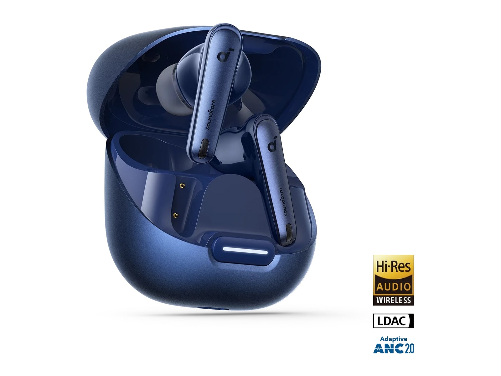 Soundcore - Liberty 4 NC Bluetooth True Wireless Earbuds - Navy Blue