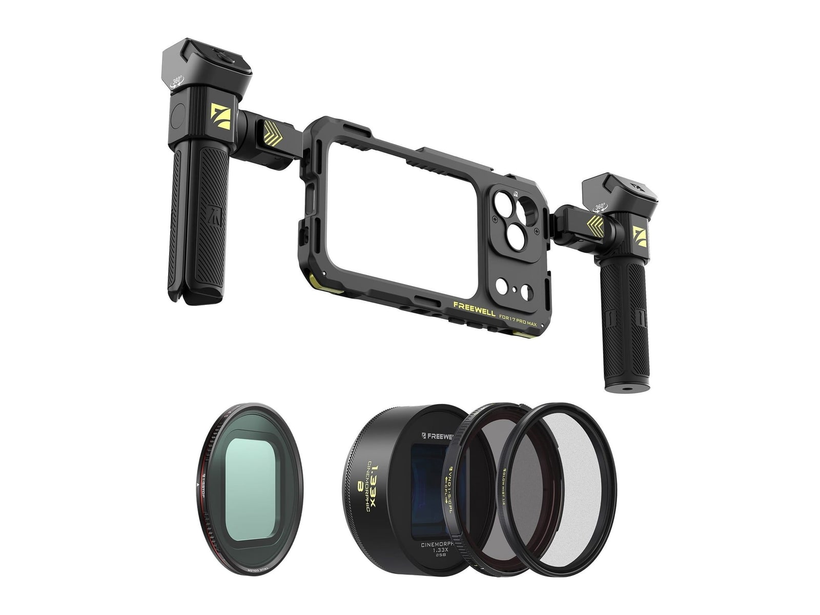 Freewell - iPhone Genius Rig Cine Kit iPhone 17 Pro Max / Blue Camera Accessories - Blue