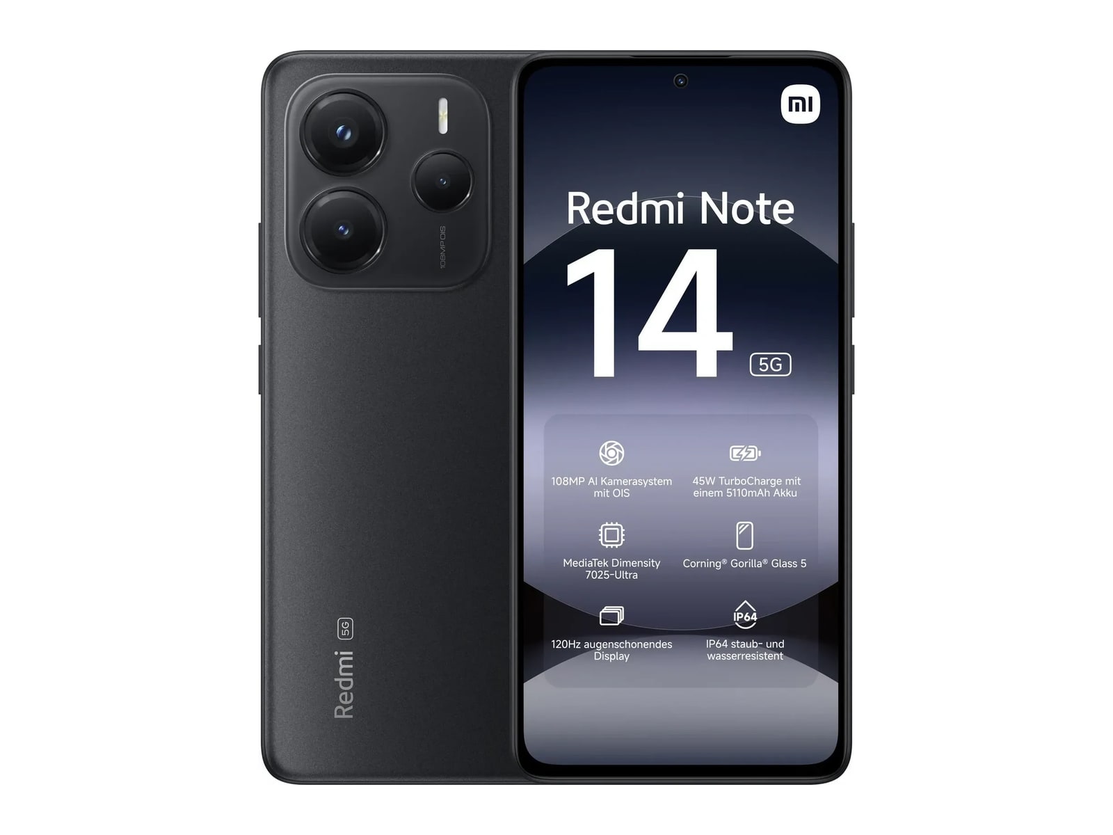 Redmi - Note 14 5G 256GB - Black