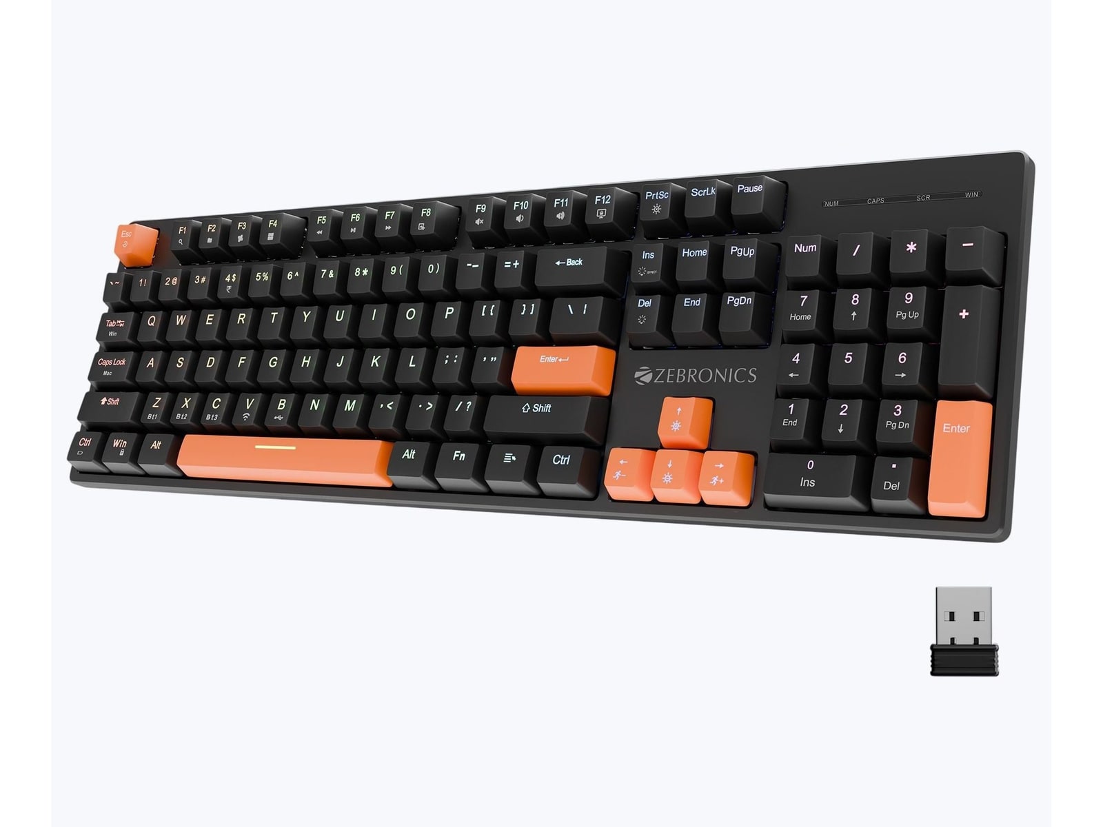 Zebronics - Zeb Max Ninja 104W Mechanical Keyboards