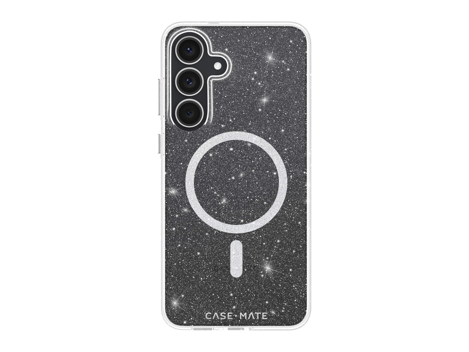 Case-Mate - Sheer Twinkle Silver with Magnet - Galaxy S25 FE