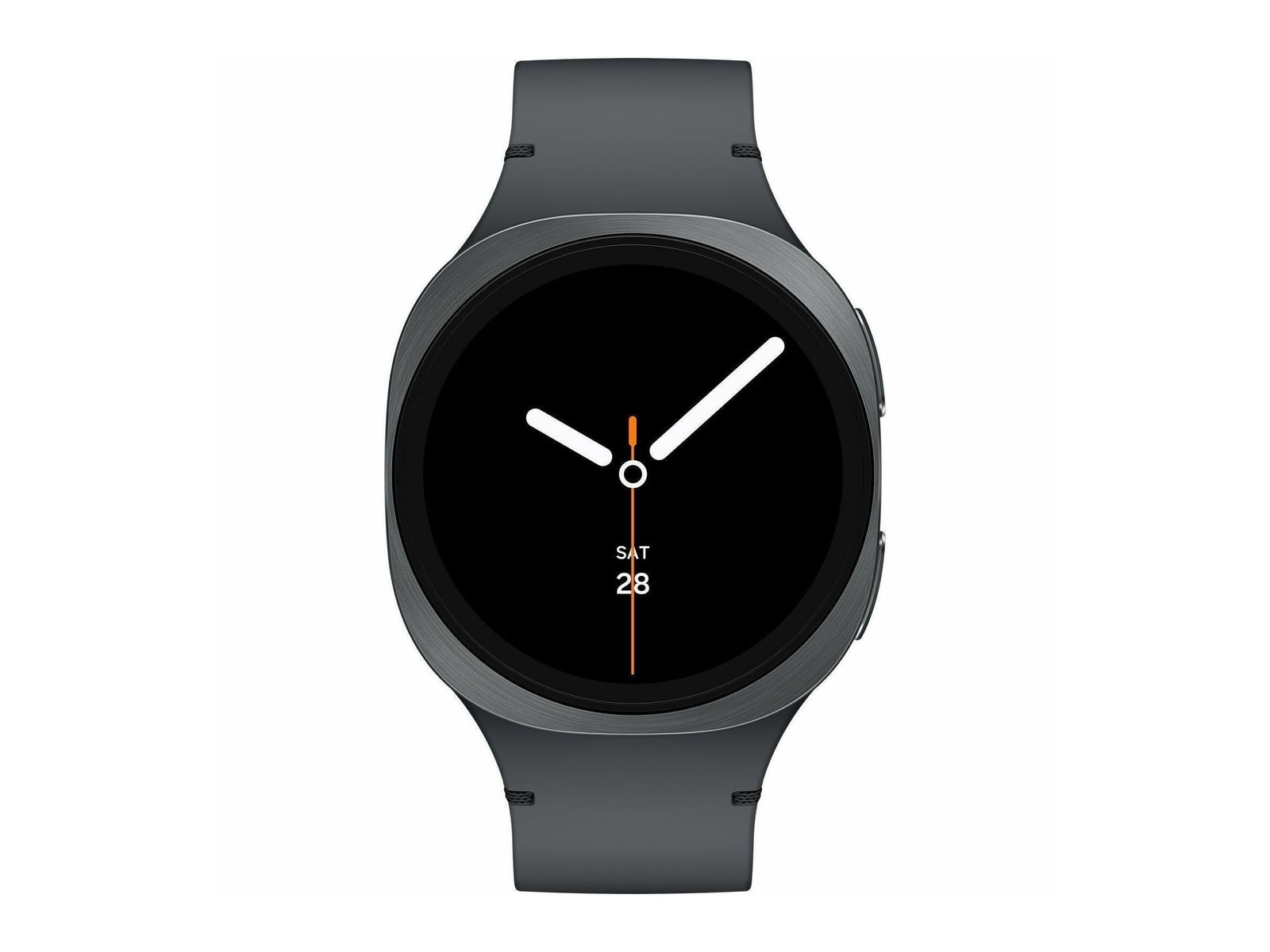Samsung - Galaxy Watch8 LTE 40mm Sport Band Graphite Smart Watches - Graphite