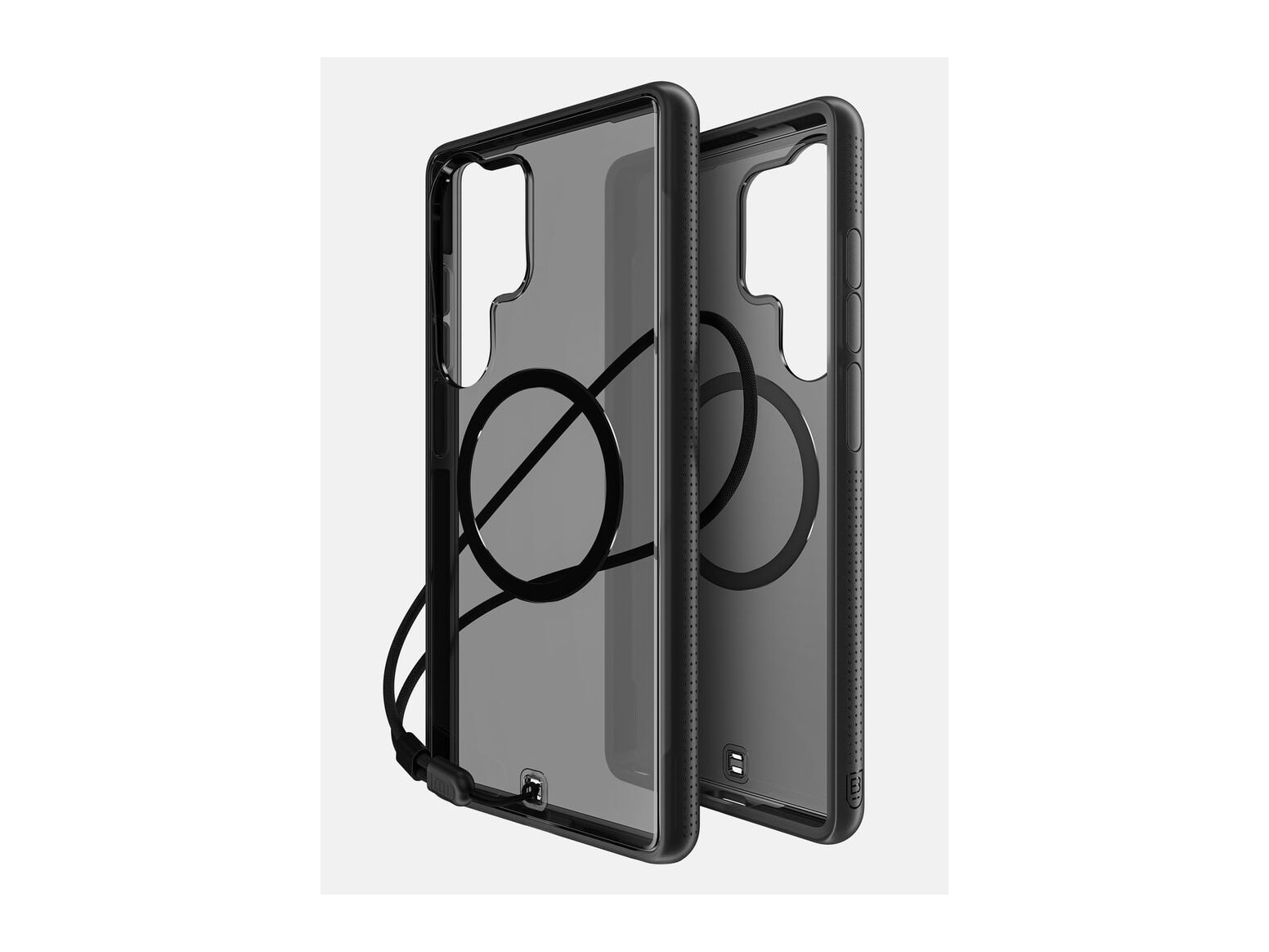 BodyGuardz - Ace Pro Samsung Galaxy S25 Ultra - Smoke/Black