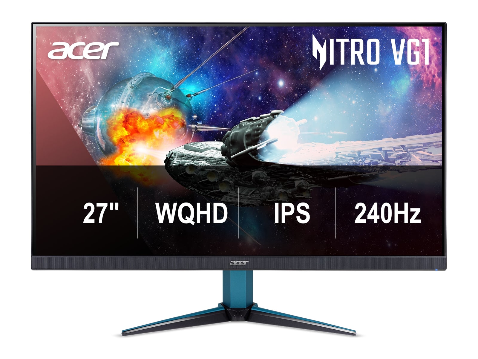 Acer - 27" Nitro VG272U W2bmiipx QHD 240Hz Gaming Monitors