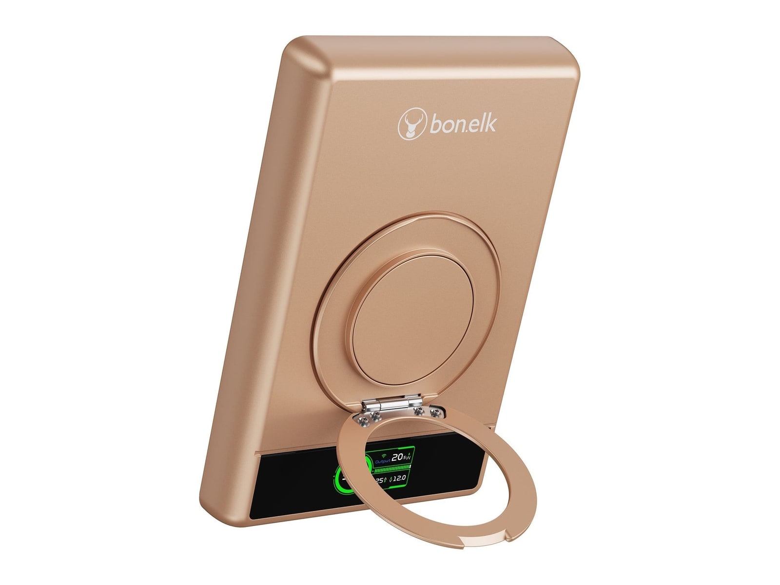 Bonelk - Magnetic 5-in-1 Wireless Charging Power Bank 10000mAh Gold Power Banks