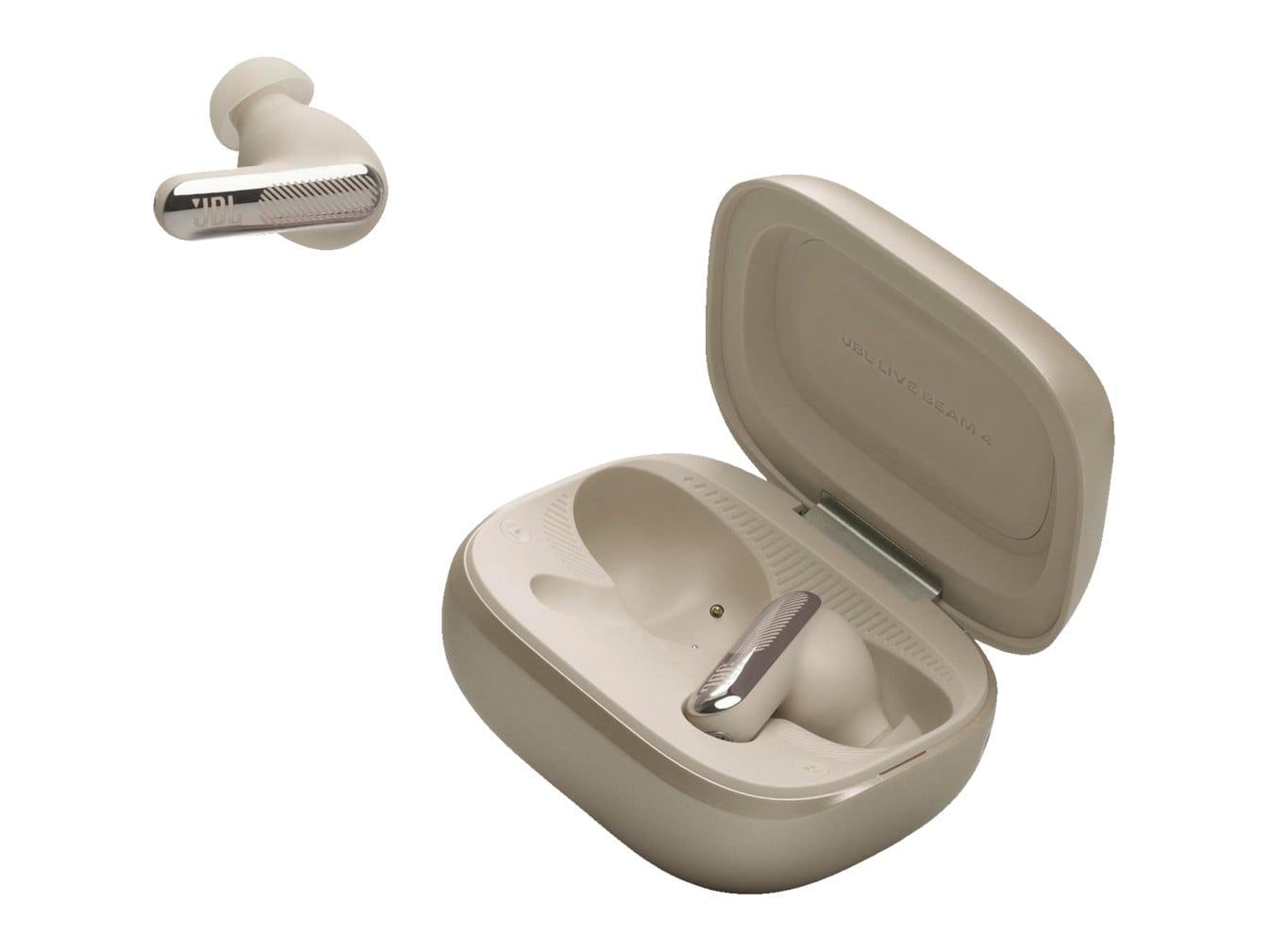 JBL - Live Beam 4 True Wireless Earbuds - Champagne