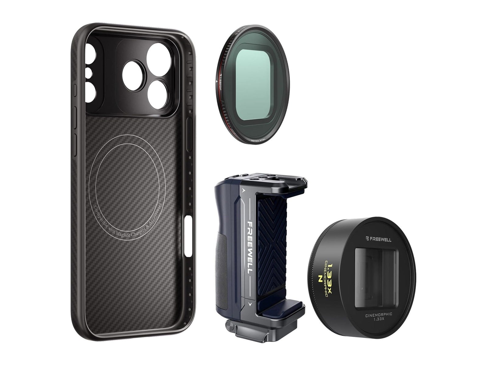 Freewell - iPhone Pro Filmmaker Cine Pro Kit Neutral / iPhone 17 Pro Max Camera Accessories - Neutral