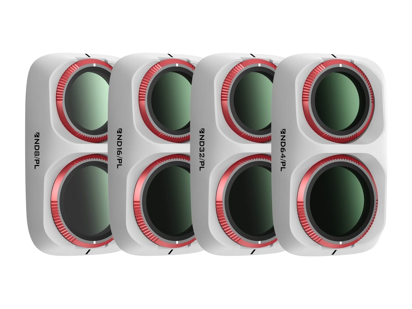 Freewell - DJI Osmo Pocket 4P / Xtra Muse 2 Pro Bright Day Kit 4 Pack White Camera Accessories - White