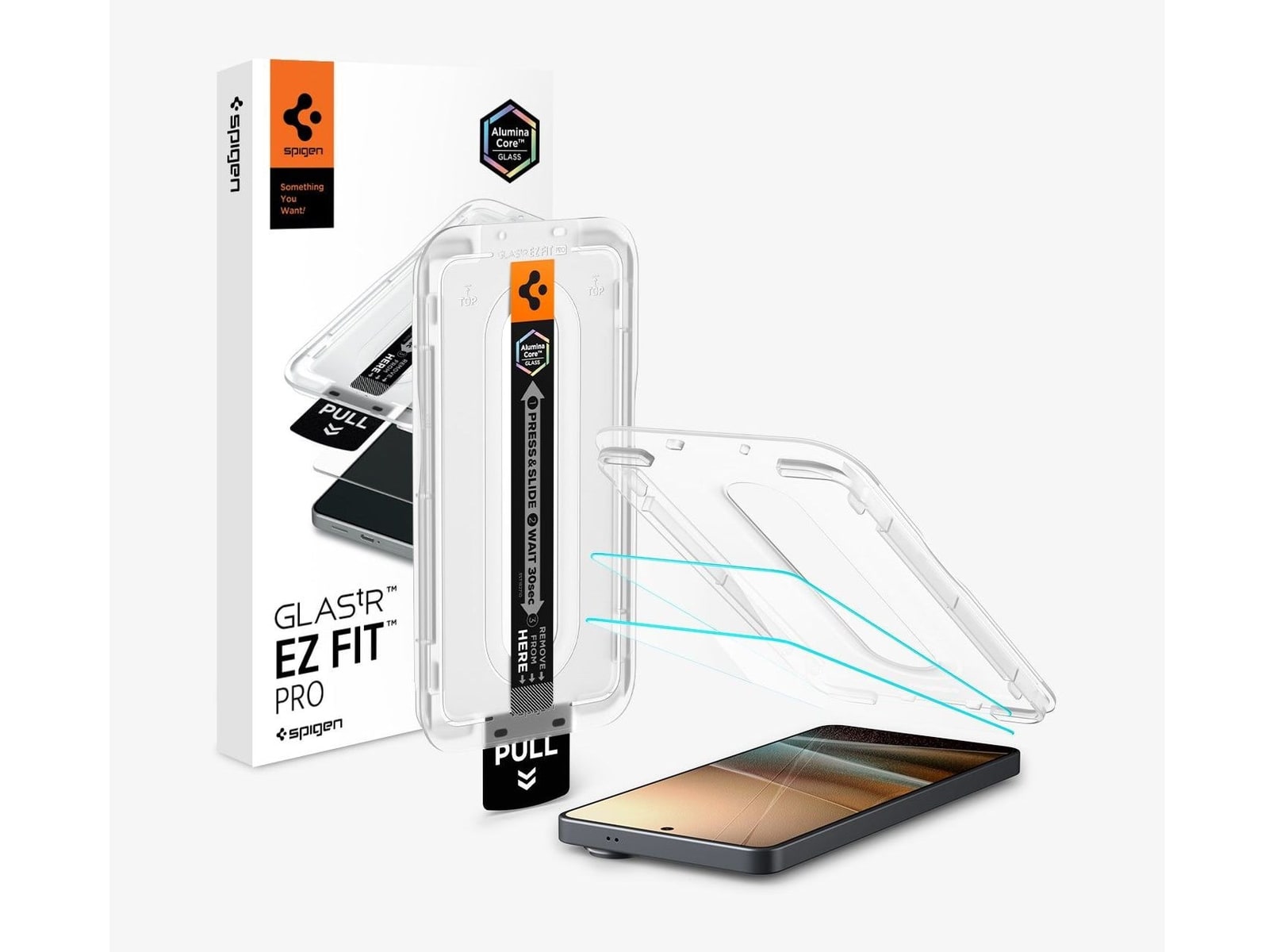 Spigen - GLAS.tR EZ Fit Pro - Galaxy S26 Ultra - Clear