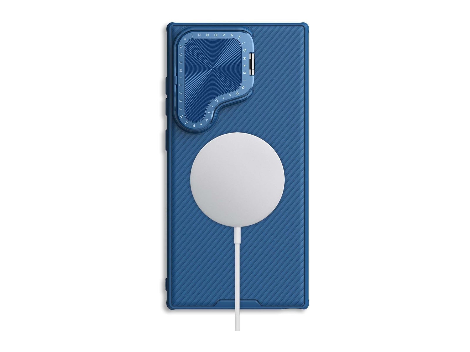 Nillkin - MagSafe Compatible CamShield CamProp Case - Galaxy S24 Ultra - Blue