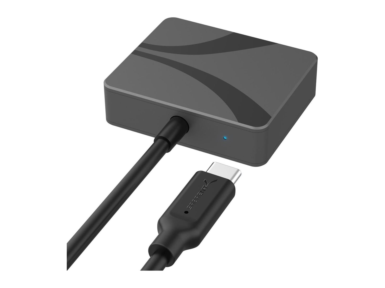 Sabrent - USB-C Enclosure for M.2 2230 PCIe NVMe SSDs USB-C Docking Stations