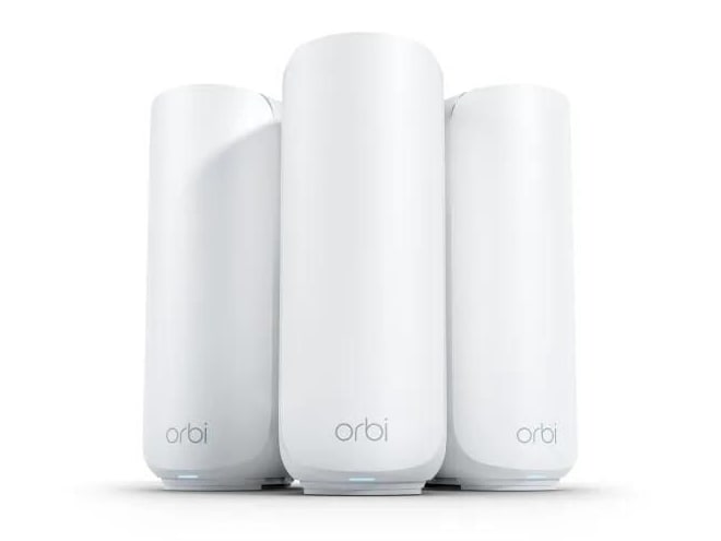 Netgear - Orbi RBE373 Dual-Band Wi-Fi 7 (802.11be) Router + 2 Satellites Mesh Wi-Fi Systems