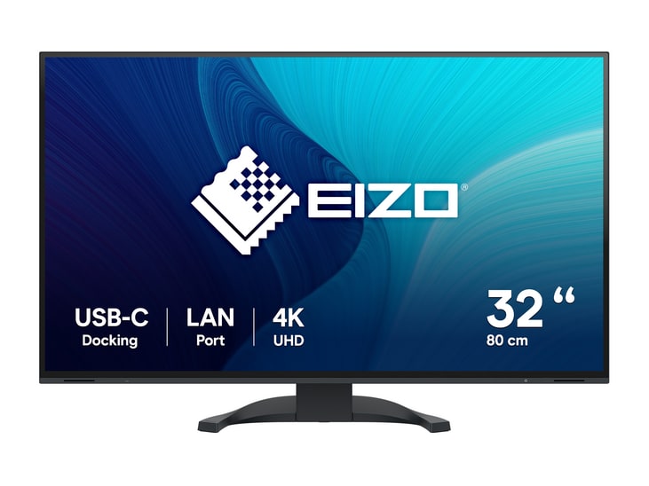 EIZO - 31.5" FlexScan EV3240X 4K UHD 60Hz 4K/5K Monitors - Black