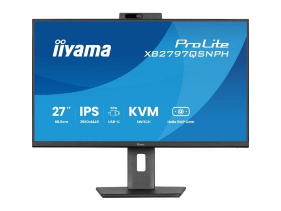 iiyama - 27" ProLite XB2797QSNPH-B1 WQHD 75Hz Professional Monitors - Black