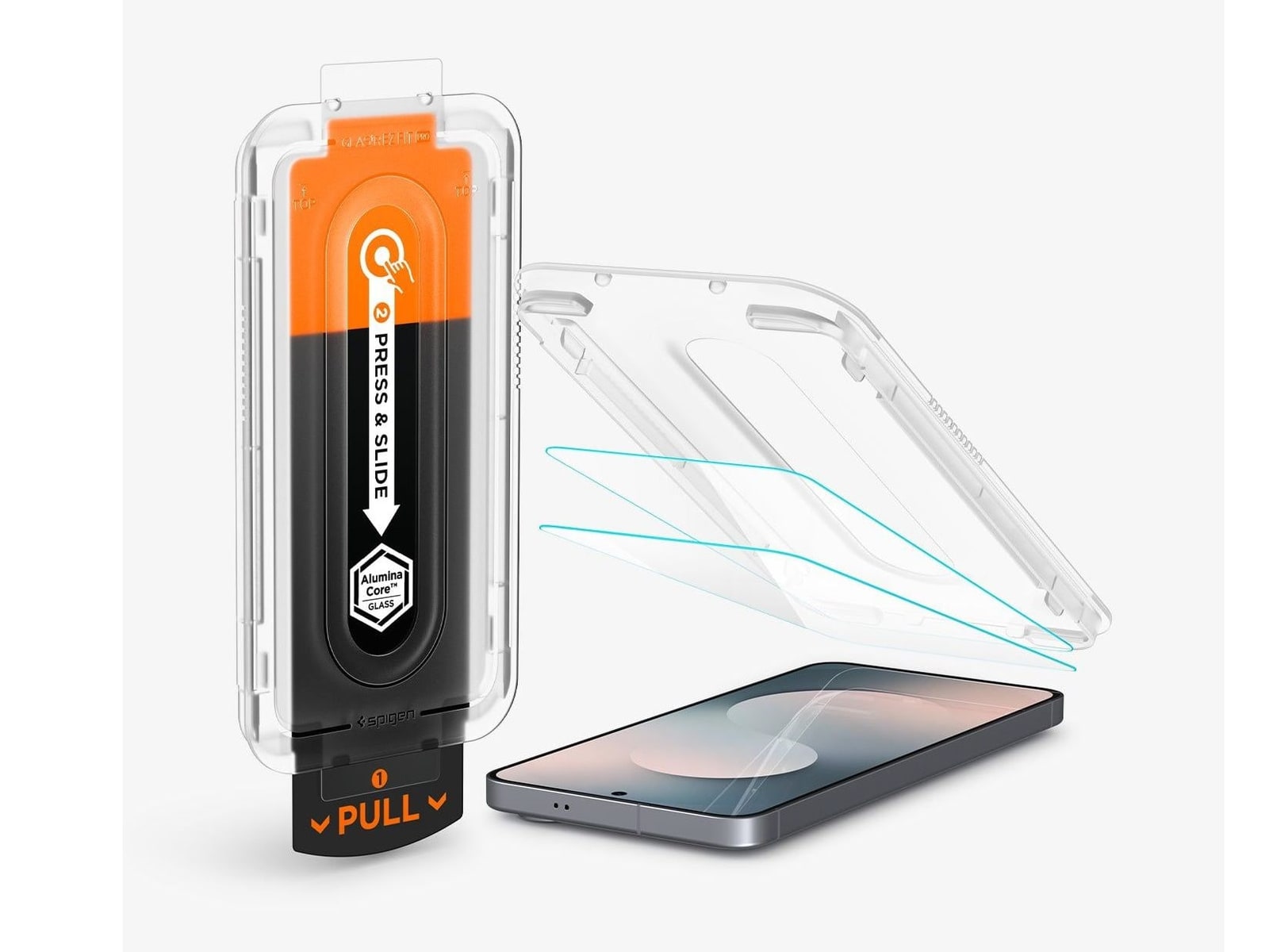 Spigen - GLAS.tR EZ Fit Pro - Galaxy S25 FE - Clear