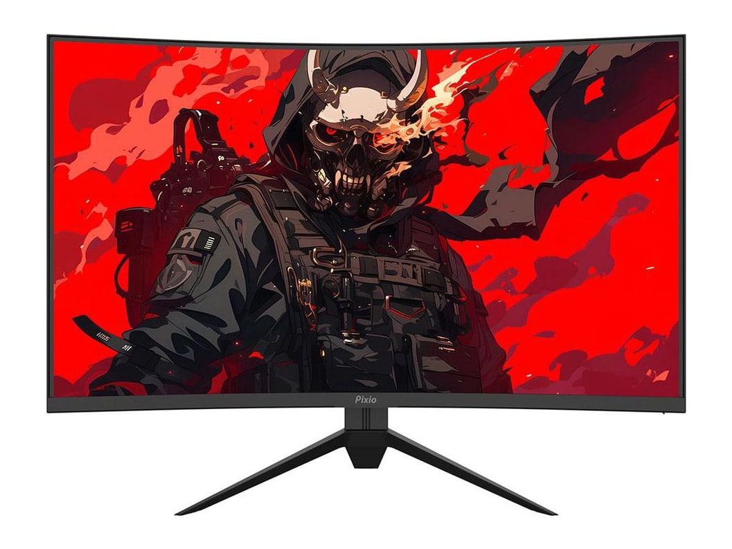 Pixio - 32" PXC328 QHD 180Hz Curved Monitors - Black