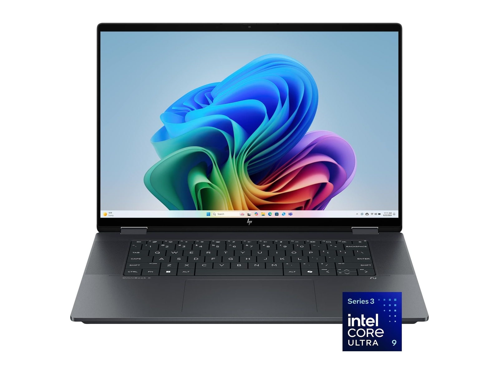 HP - OmniBook X Flip 16-AS0053DX 16" - Intel Core Ultra 9 288V chip - 32GB Memory - 1TB SSD - Eclipse Gray