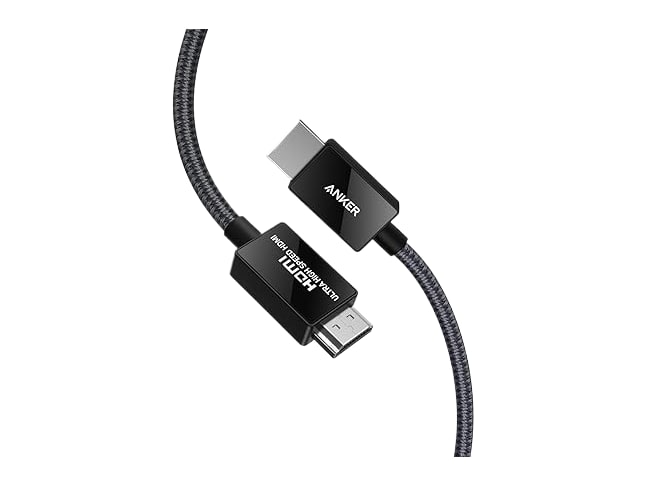 Anker - Certified Ultra High Speed 8K HDMI Cable (6.6 ft) HDMI Cables