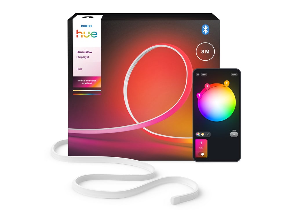 Philips - Hue OmniGlow Gradient Lightstrip 3m Smart Lighting (EU)
