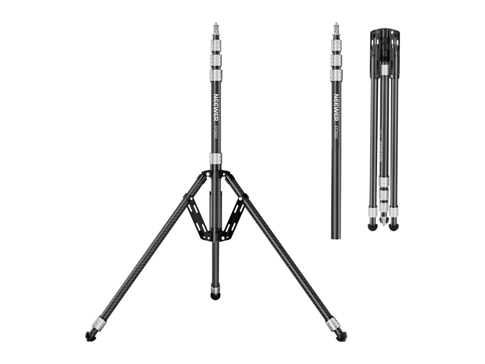 Neewer - ST260C 260cm Carbon Fiber Light Stand Camera Accessories