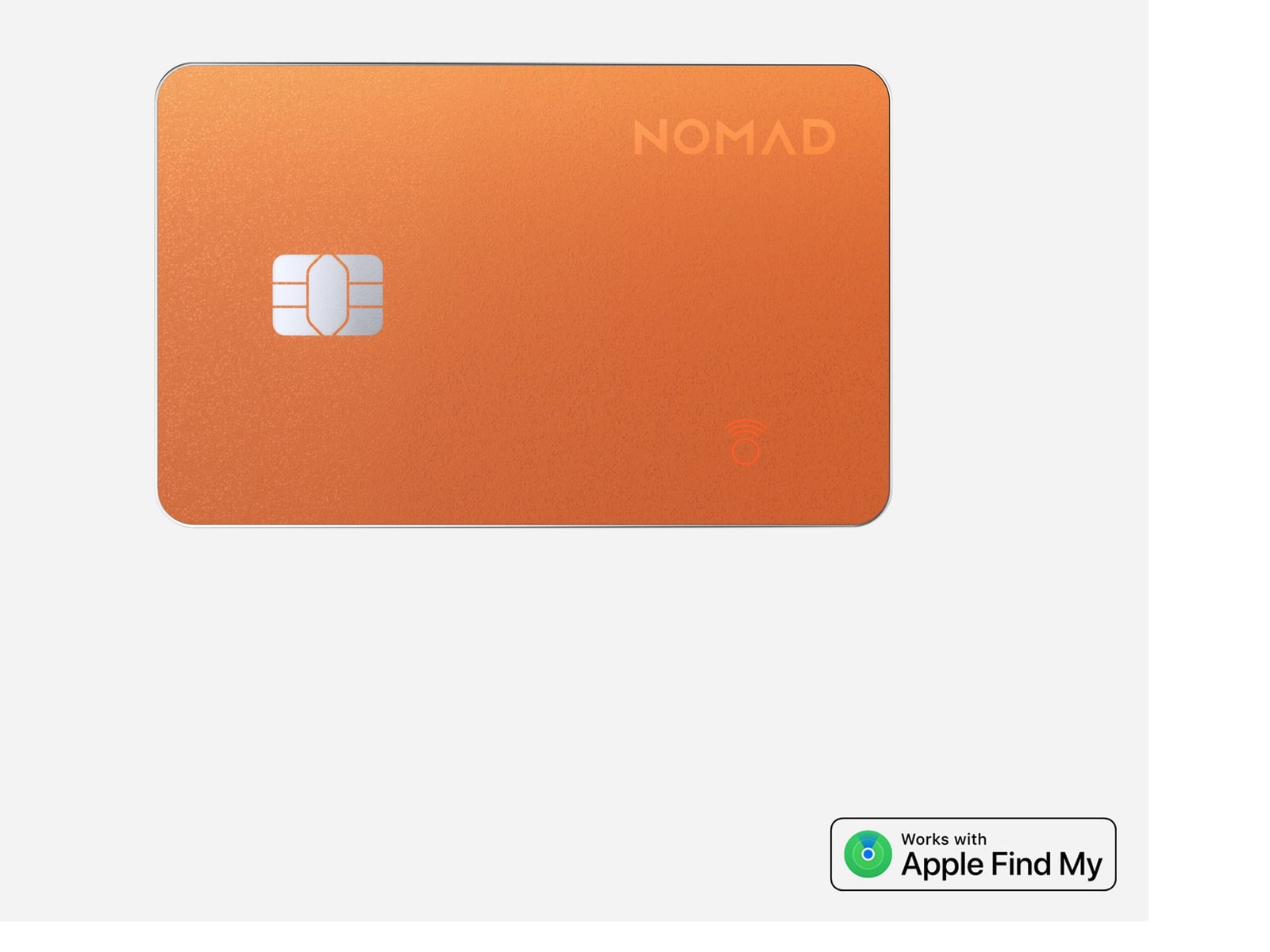 Nomad - Tracking Card Pro - Find My - Stellar Orange