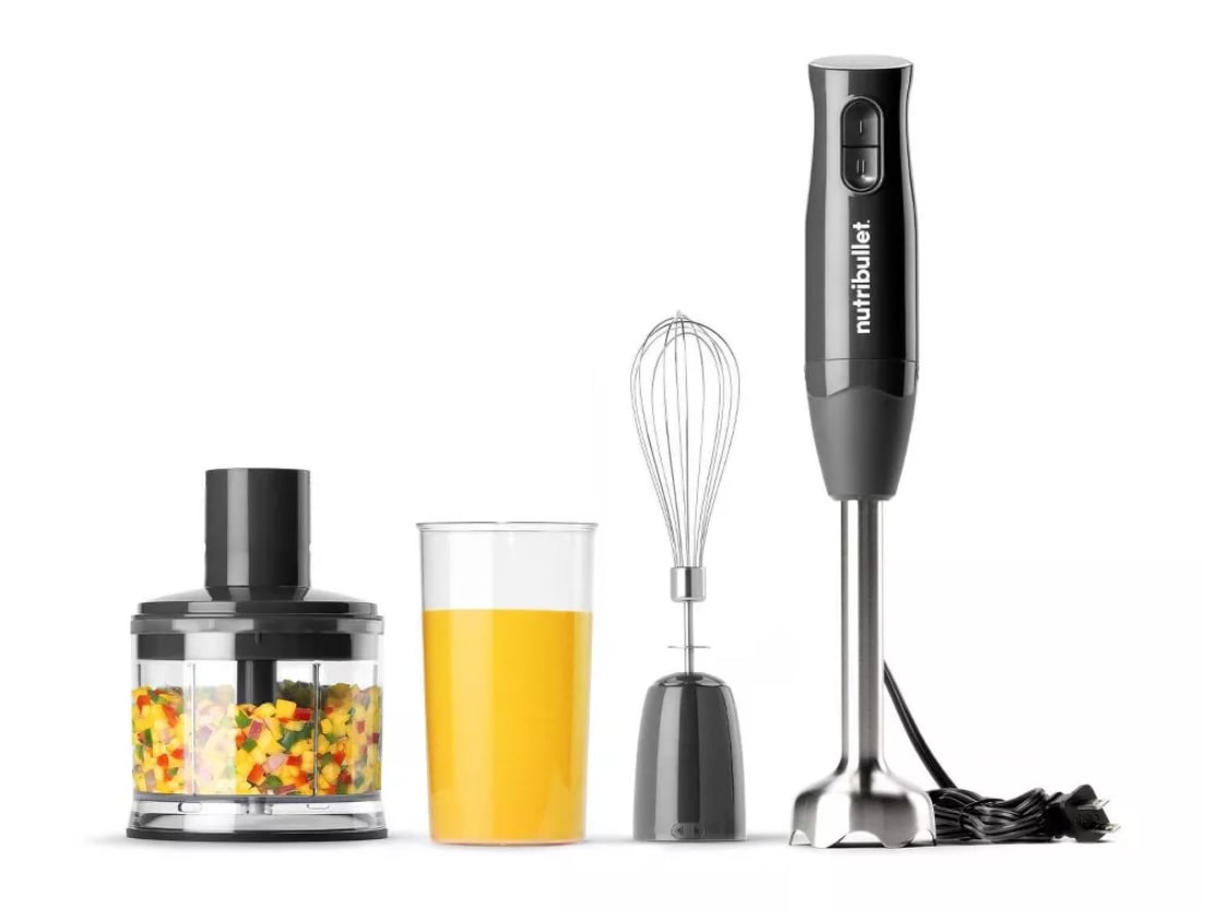 NutriBullet - NBI80200 300W Immersion Blender Set Blenders & Mixers