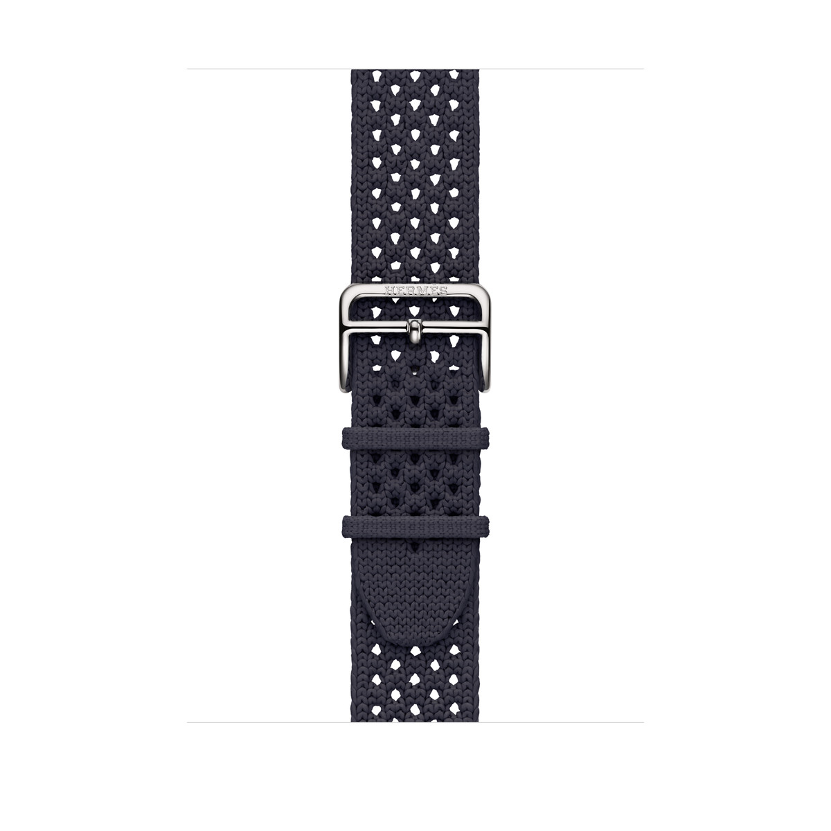 Apple - Apple Watch Hermès Néo Tricot - 46mm - Bleu Nuit