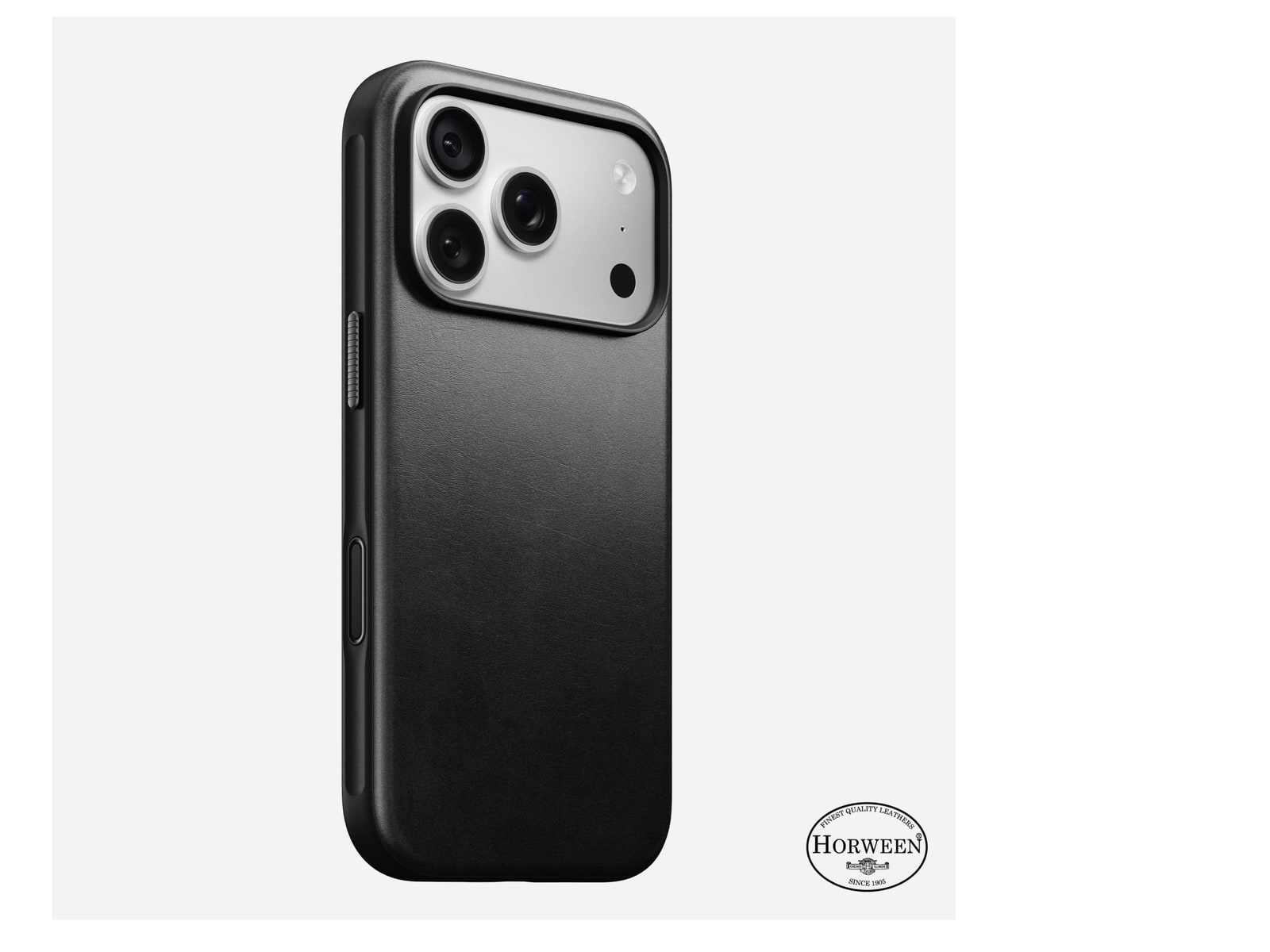 Nomad - Modern Leather Case - iPhone 18 Pro - Black - Horween