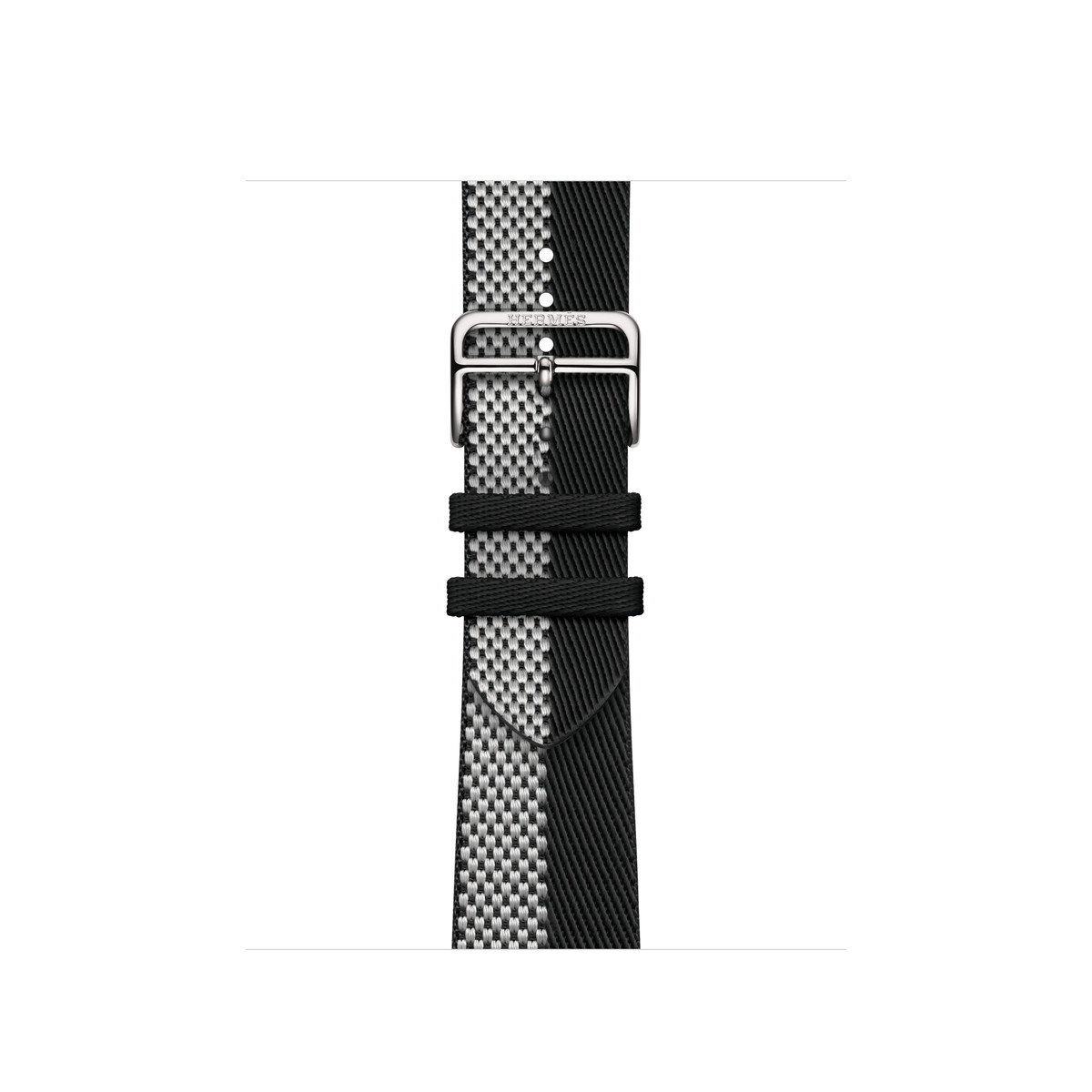 Apple - Apple Watch Hermès Toile H Double Jeu - 42mm - Noir/Écru