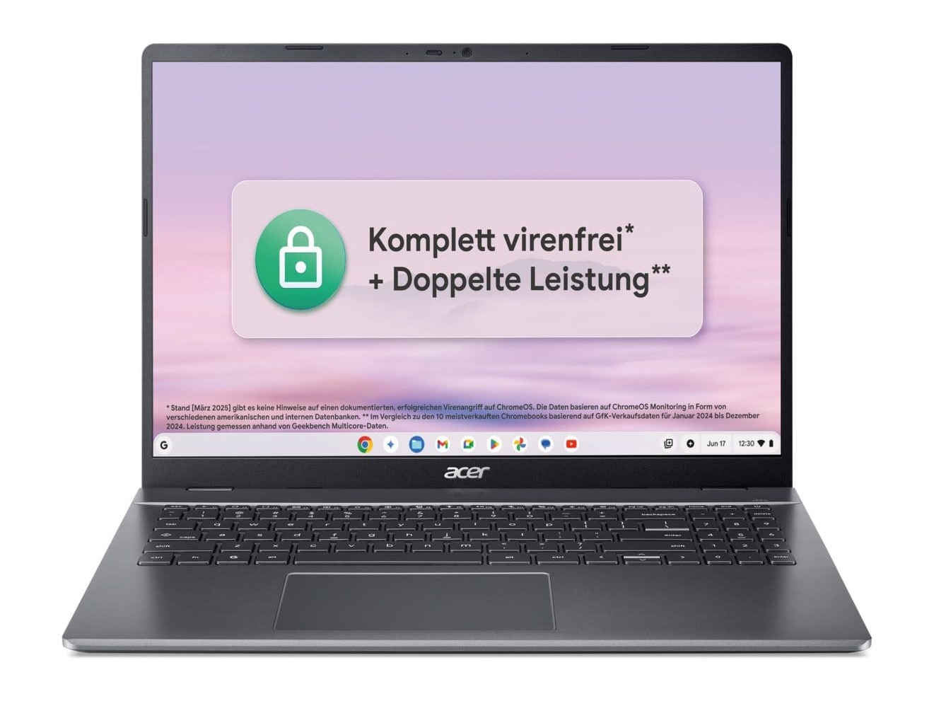 Acer - Chromebook Plus 516 CB516-1HT-35KB 16.0" - Intel Core 3 100U chip - 8GB Memory - 256GB SSD