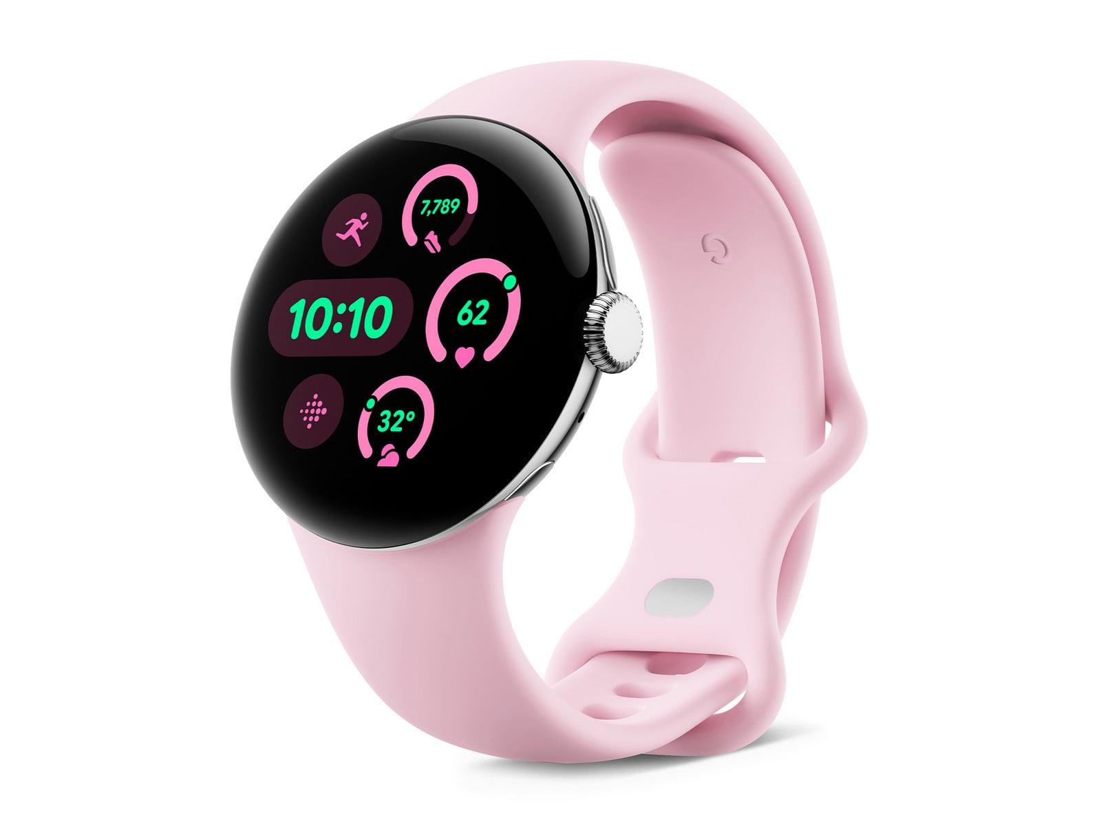 Google - Pixel Watch 3 41mm Wi-Fi Smart Watches - Rose Quartz