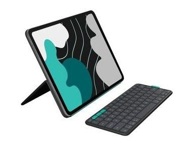 Logitech - Flip Folio for iPad Pro 13-inch and iPad Air 13-inch Bluetooth Keyboards
