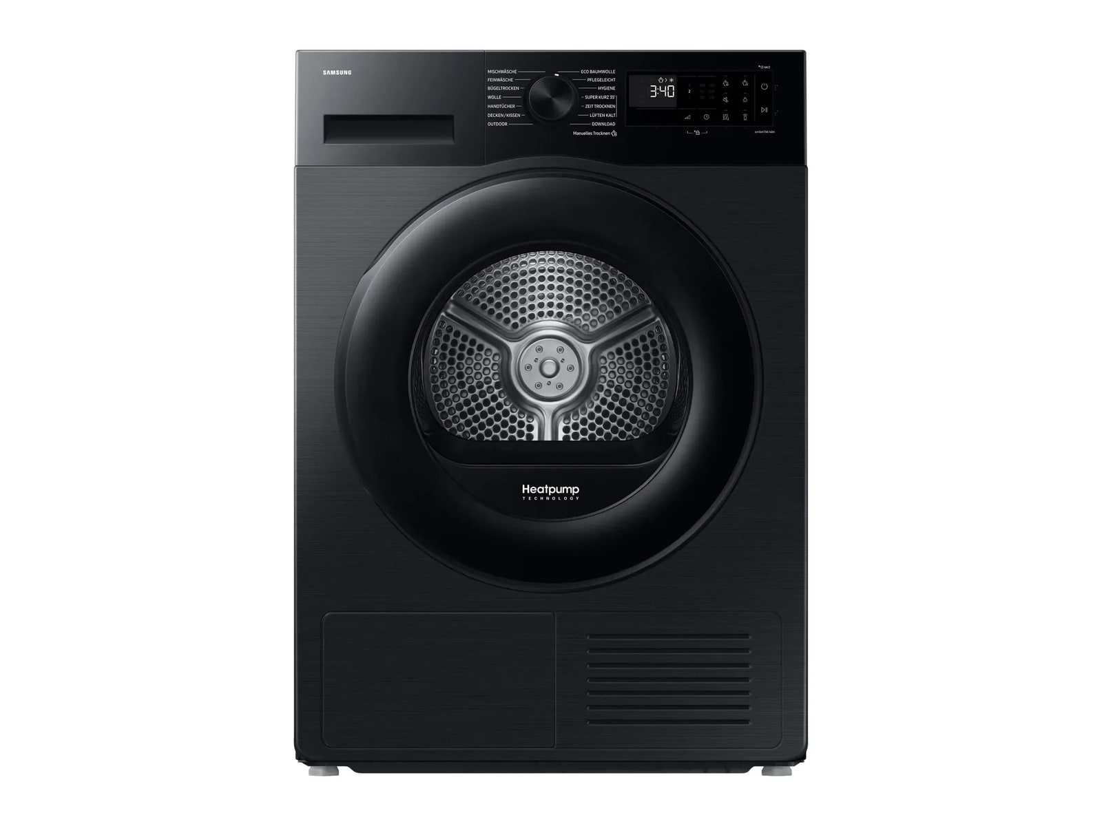 Samsung - DV5000D 9 kg Optimal Dry Heat Pump Black Dryers