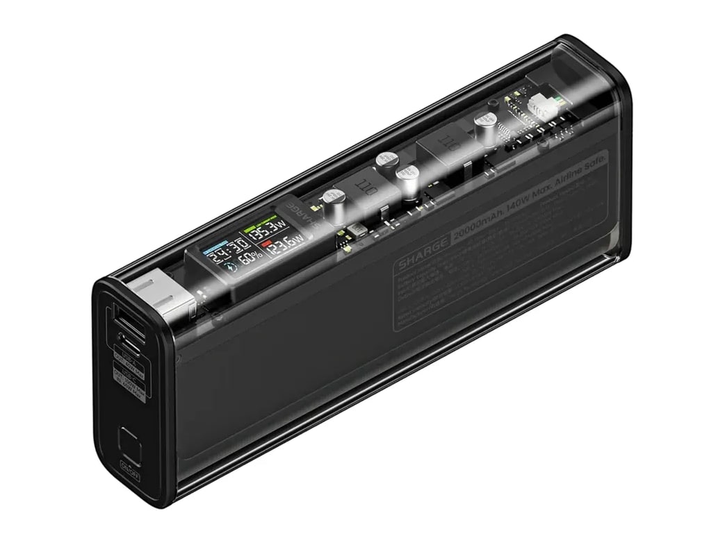 Sharge - Shargeek 140 20,000 mAh Black Power Banks