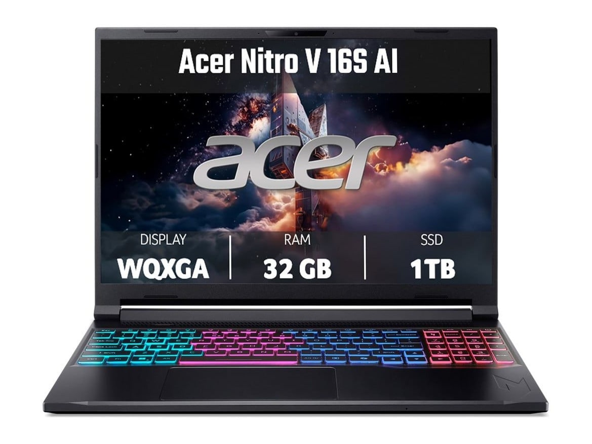 Acer - Nitro V 16S AI ANV16S-61-R6PW 16" - AMD Ryzen AI 9 365 chip - 32GB Memory - 1TB SSD - Black