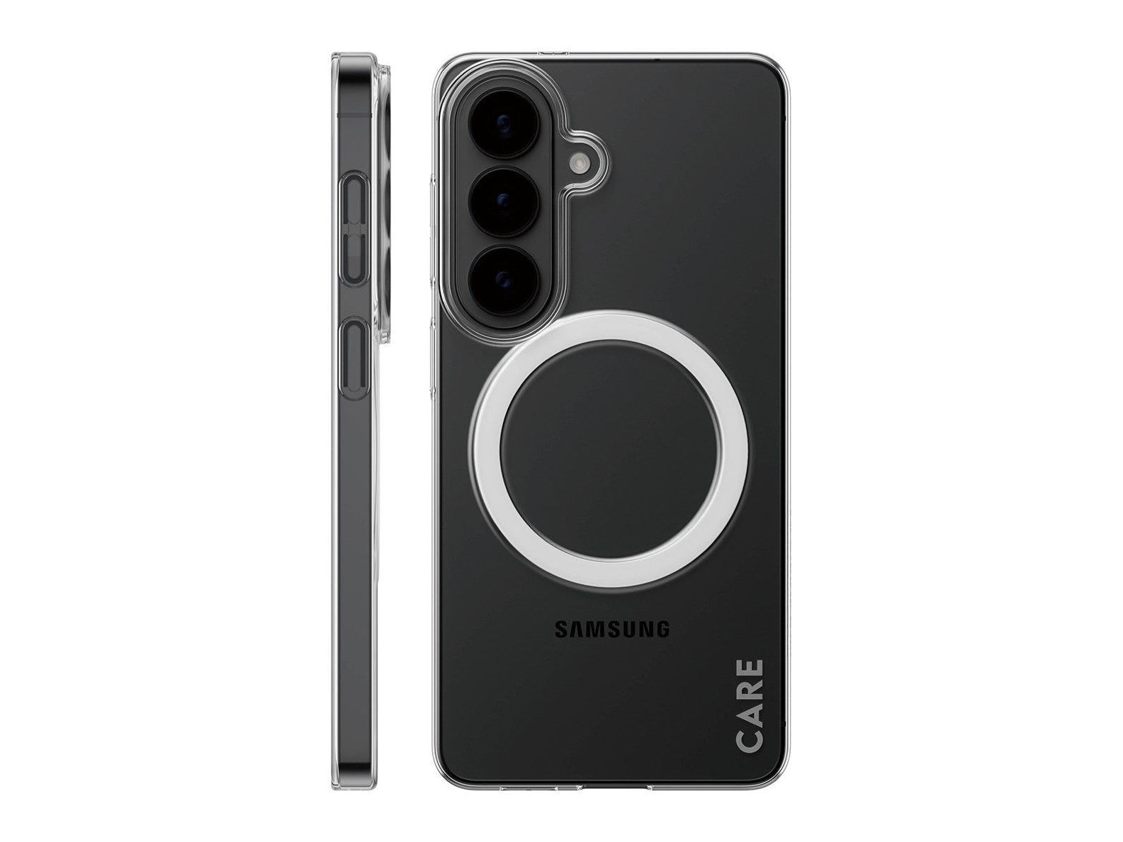 PanzerGlass - CARE SL1M Case Transparent w. Qi Samsung Galaxy S26