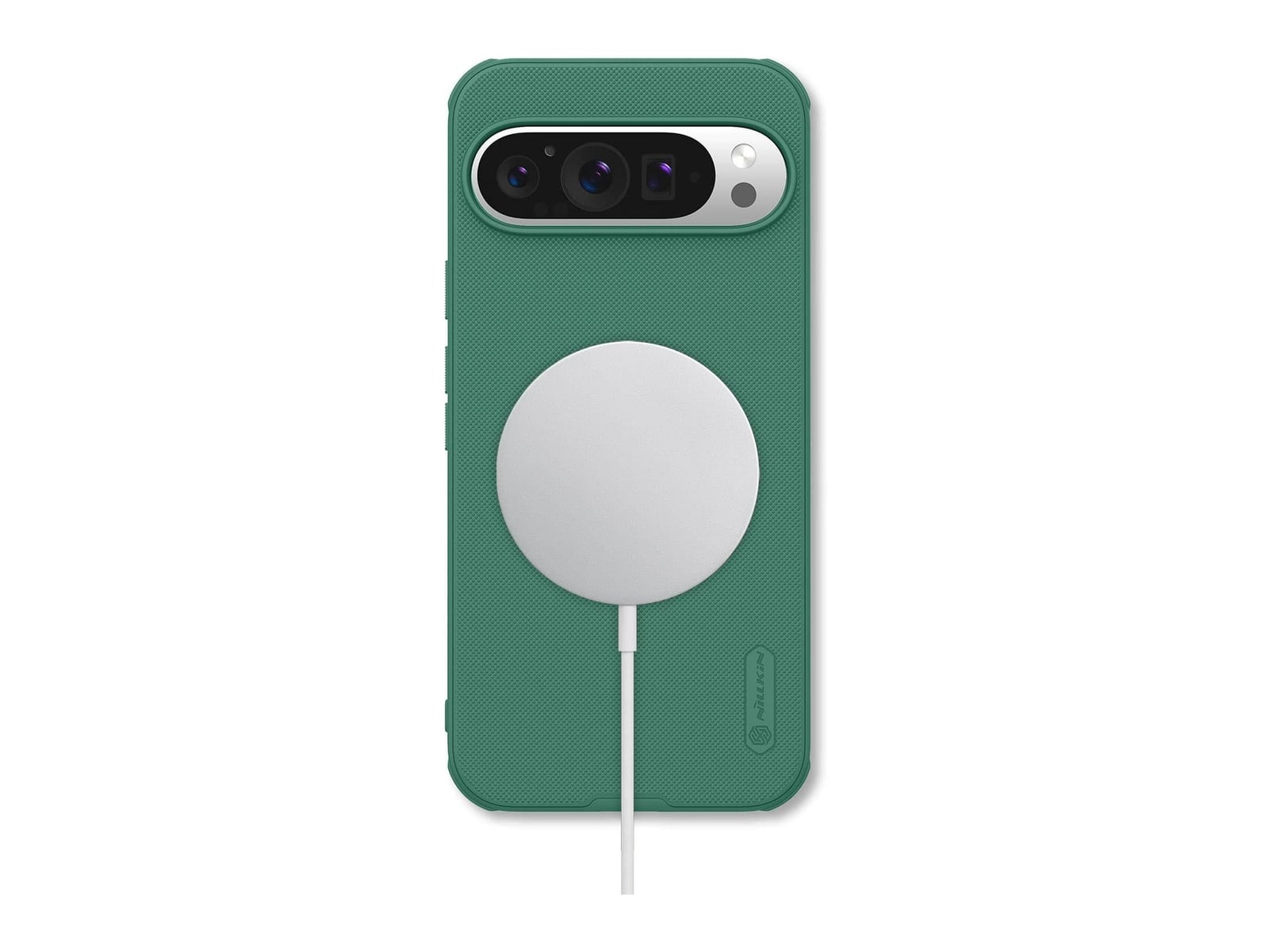 Nillkin - MagSafe Compatible Super Frosted Shield Pro Case - Google Pixel 9 Pro XL - Matte Green