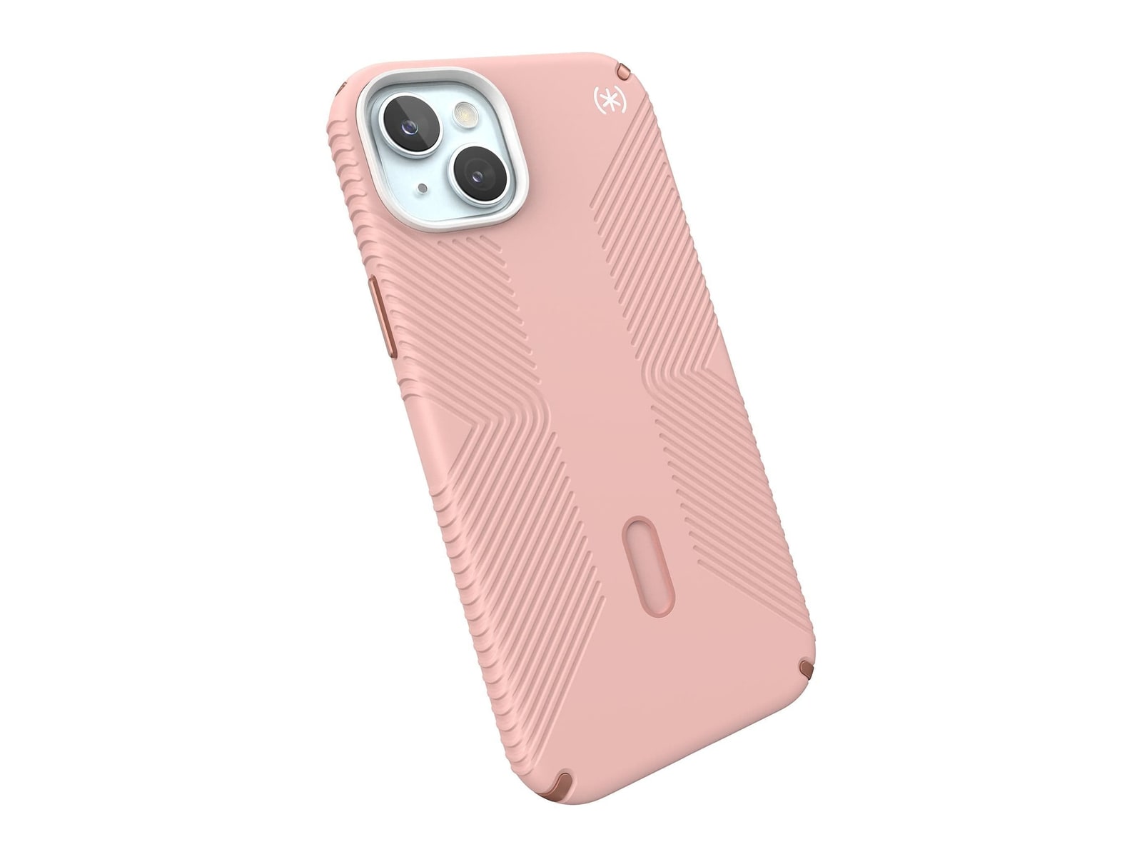 Speck - Presidio2 Grip MagSafe with ClickLock - iPhone 15 Plus - Dahlia Pink/Rose Copper