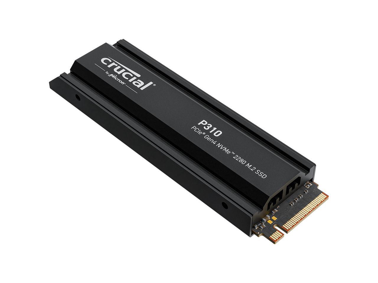 Crucial - P310 1TB M.2 SSDs - PCI-Express 4.0 x4 with Heatsink