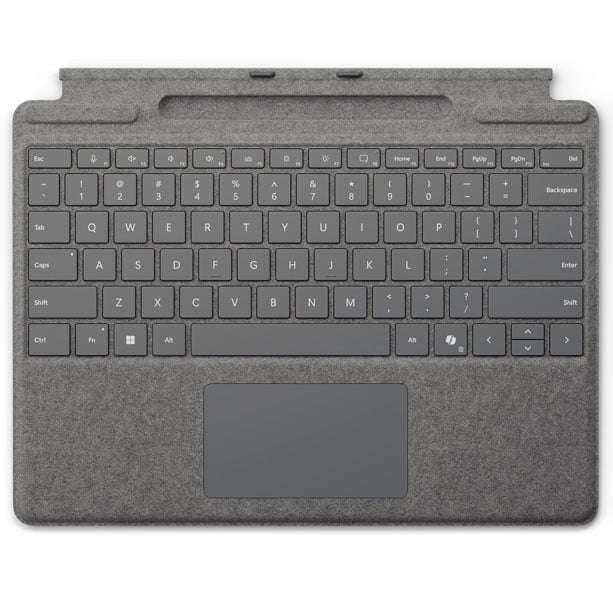 Microsoft - Surface Pro Keyboard with Pen Storage - Platinum
